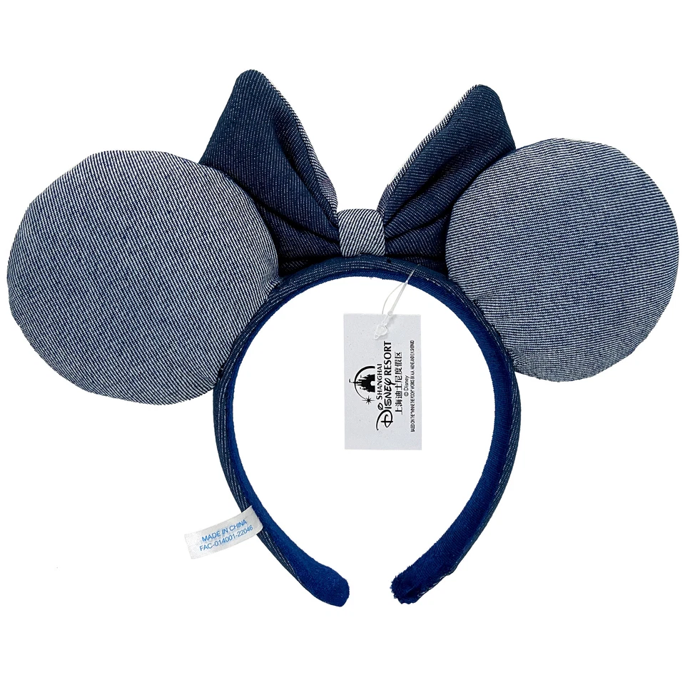 Orejas de Minnie con lazo gris Mickey Mouse Disney-Parques orejas azul champán Foto 2 de 4