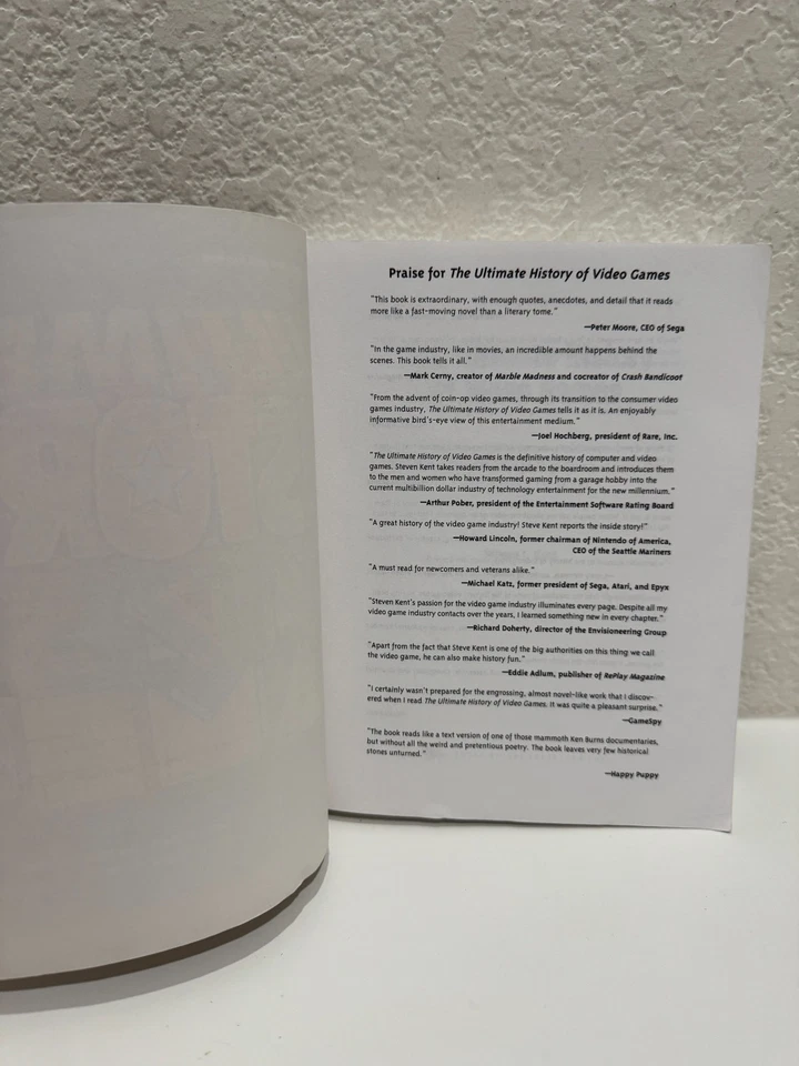 The Ultimate History of Video Games (2001, Steven L. Kent) – First Edition Paper Foto 3 de 4