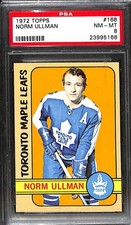 1972 TOPPS #168 NORM ULLMAN PSA 8 NM-MT 23995166 