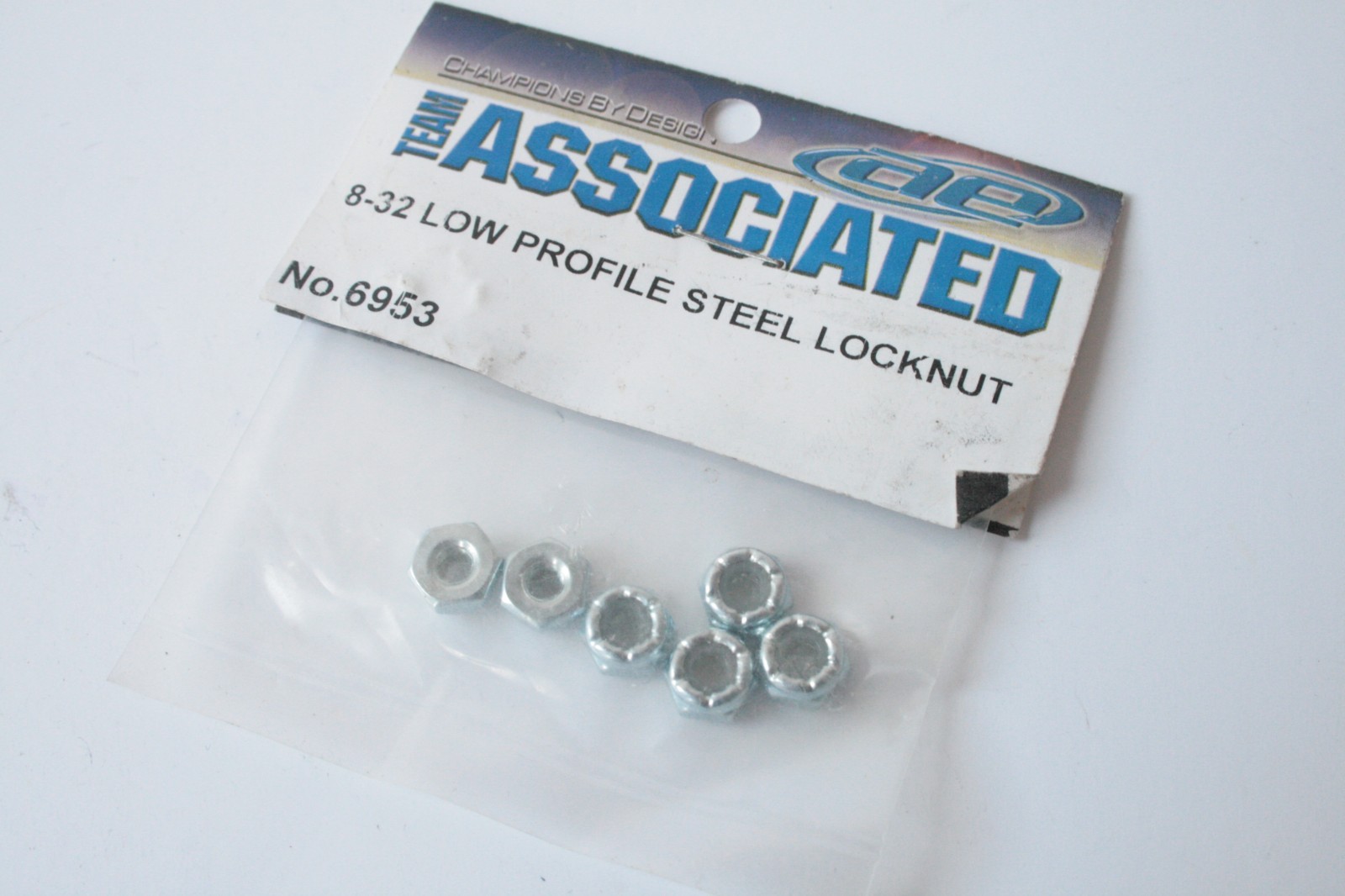 Team Associated 8-32 Low Profile Steel Locknuts  - AS 6953