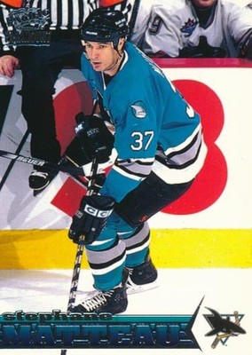 1998-99 Paramount SILVER #212 STEPHANE MATTEAU - San Jose Sharks