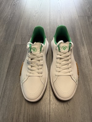 NEW GFore Men G.112 P.U. Leather Snow Green GMF000027-S/T Golf Spikeless G/FORE G.112 PU Leather Golf Shoes Snow/Toast - Carl main image 4