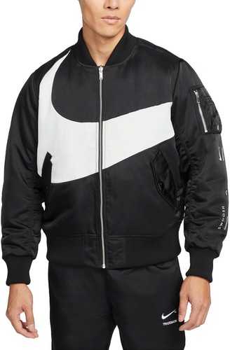 MEN'S NIKE SPORTSWEAR BIG SWOOSH THERMA-FIT REVERSIBLE JACKET DD6055 010 sz M - Picture 3 of 5