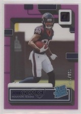 2022 Panini Clearly Donruss Rated Rookie Purple 60/175 John Metchie III #67 0c6
