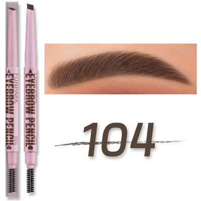 2 in1 Augenbrauenstift Profi Kosmetik Make-up für Frauen 5 Farben Wasserdicht