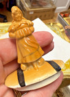 OLD VINTAGE CERAMIC PORCELAIN GERMAN BEER RELISH MUSTARD DISH W FIGURAL LID — photo 9