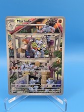 Illustrazione Machoke 177/165 Scarlet & Violet 151 rara ottime condizioni
