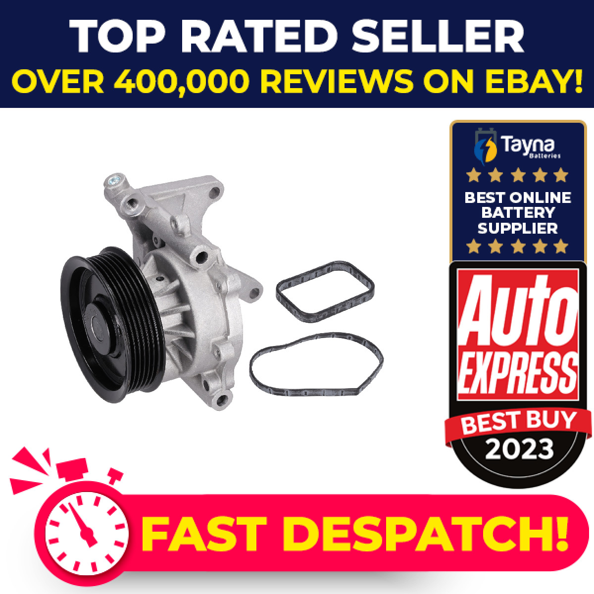 Water Pump fits OPEL ASTRA K 1.6D 2015 on Coolant 55503482 55503482SK 55509799