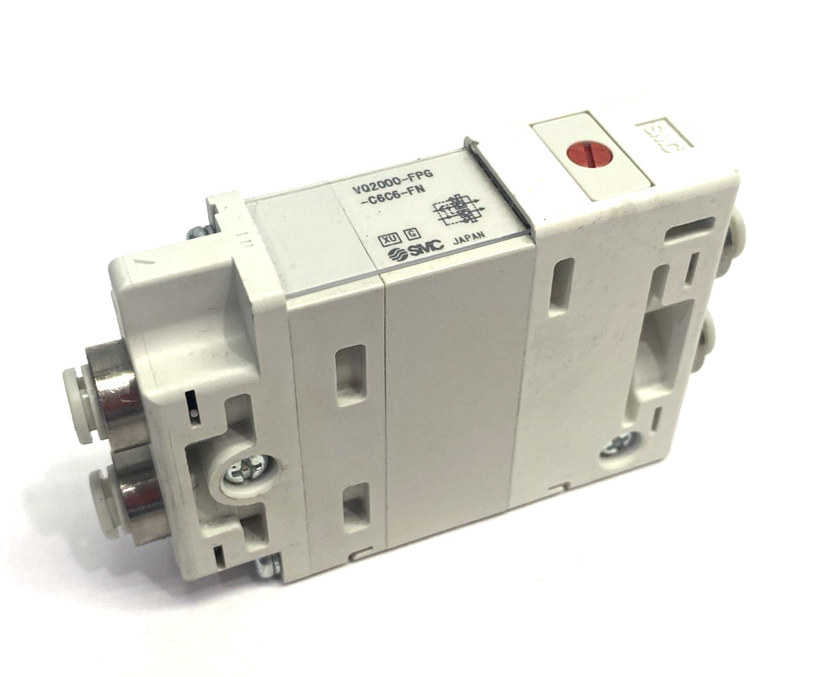 SMC VQ2000-FPG-C6C6-FN Pneumatic Double Block Check Valve 4-Way