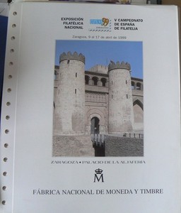1999 - España - Documento Filatelico nº 54 - Arte Aragones  - Palacio Aljaferia