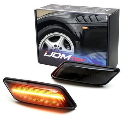 Smoked Lens Amber Full LED Fender Side Marker Light Kit For BMW 1996-2002 Z3 Z3M