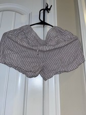 Old Navy Drawstring Tan Striped Shorts Girl Size XL 14/16