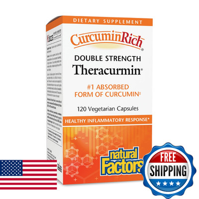 Natural Factors CurcuminRich Double Strength Theracurmin Antioxidant Support