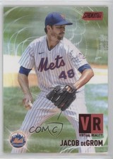 2021 Topps Stadium Club Virtual Reality Red Jacob deGrom #VR-18 1u6