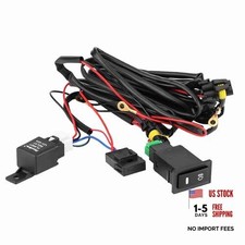 12v Universal Fog Light Wiring Harness Kit - Harness Lead for 12V Fog Lights