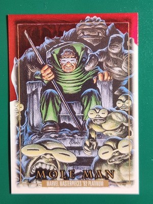 Mole Man - 2024 Marvel Masterpieces '92 #52 Precious Metal Gems Red 058/100