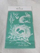 NEW “Best Easter Wishes” Chalk Couture Chalk Transfer Stencil Size A RETIRED