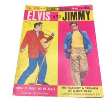 1956 - Elvis Presley James Dean - "ELVIS and JIMMY" Magazine - No Label RARE