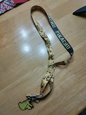 Pokemon Pikachu 2016 Lanyard Key Clip Yellow Black Yellow