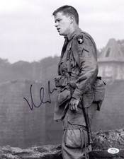 Matt Damon Signed Autographed 11x14 Saving Private Ryan War Photo ACOA