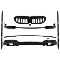 Bodykit Erweiterungen FüR BMW 3Er G20 18–2022 M Look KüHlergrill Spoiler Schwarz