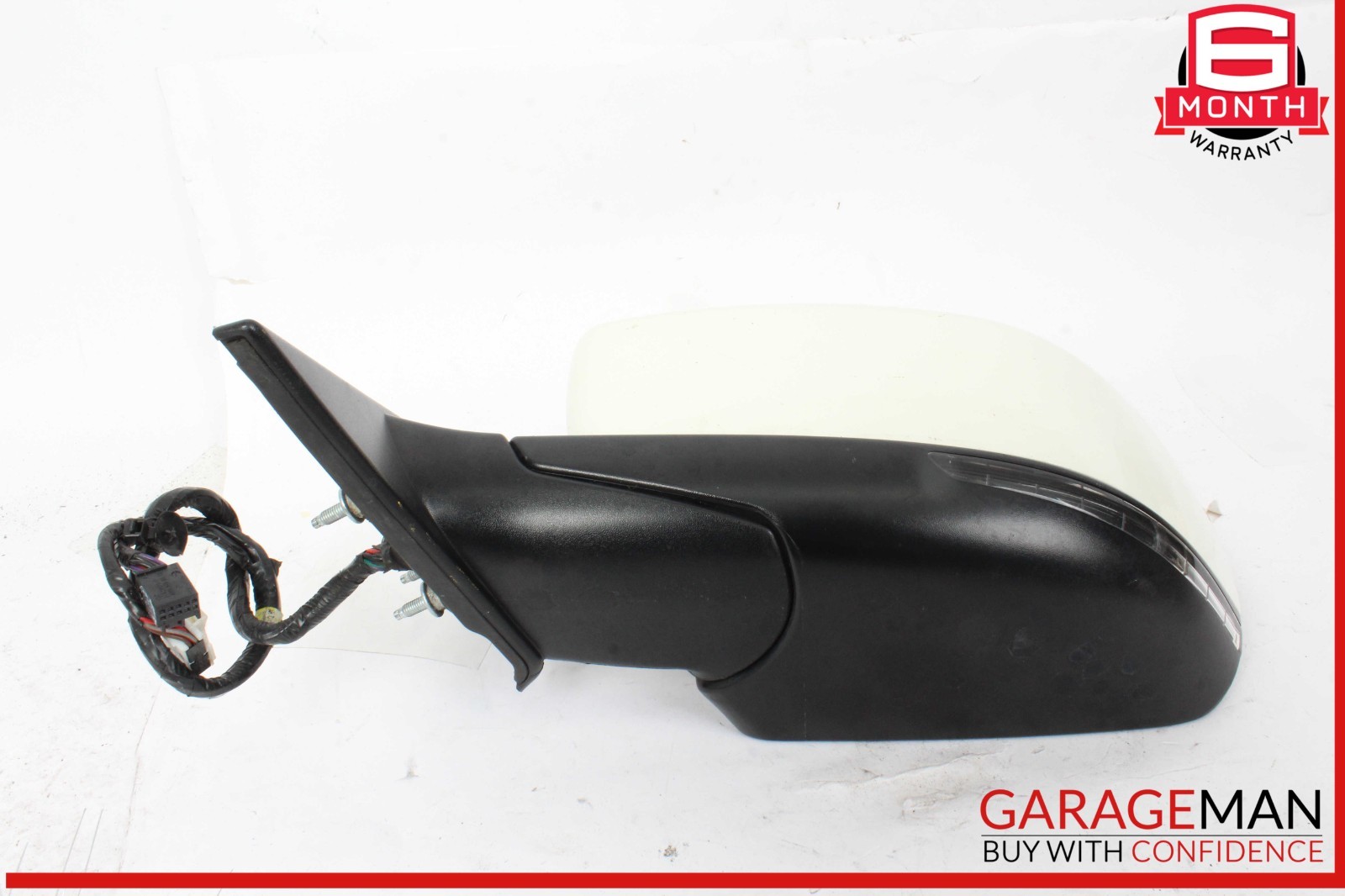 14-17 Maserati Quattroporte S Q4 Front Left Side Door Rear View Mirror White OEM