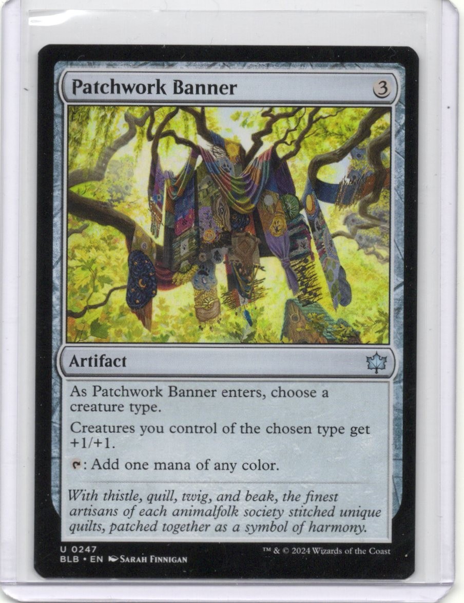 Patchwork Banner Bloomburrow Regular