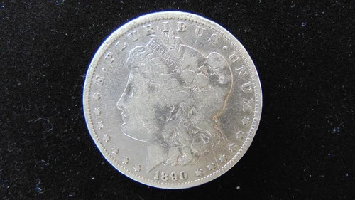 1890 O Morgan Silver Dollar $1 Choice Fine Coin #29