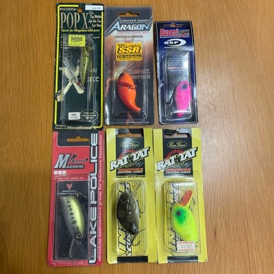Megabass Lure Set 7pcs Including POPX JACKALL ARAGON OSP Buzzn Crankbait