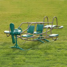 Playground Equipment Airplane Teeter Totter Outdoor Kids Backyard Play See Saw