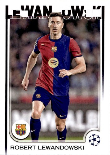 2024-25 Topps UEFA Club Competitions #200 Robert Lewandowski - Foto 1 di 2