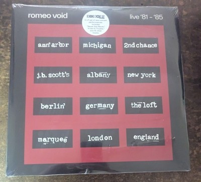 Romeo Void - Live 81 -85 LP RSD