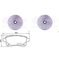 Kits de frein Renault R8