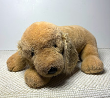 Vintage Rare Applause Avanti Beige Tan Puppy Dog Plush Animal 14in