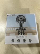 Multi-Functional Baby Stroller Fan - 3 Speed Settings, Safe & Whisper Quiet