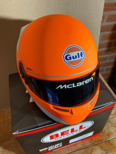 Team McLaren Gulf Monaco GP 2021 Promotional Bell 1:2 Helmet Formula 1 - Bild 2 von 5