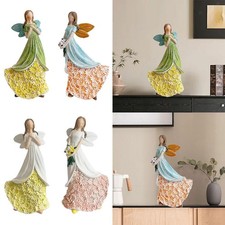 Collezione di miniature di statuine di fata dei fiori, graziose decorazioni per