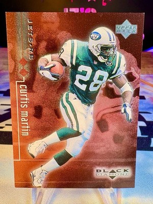 1998 Curtis Martin Upper Deck Black Diamond Rookie Edition Double /3000 #58