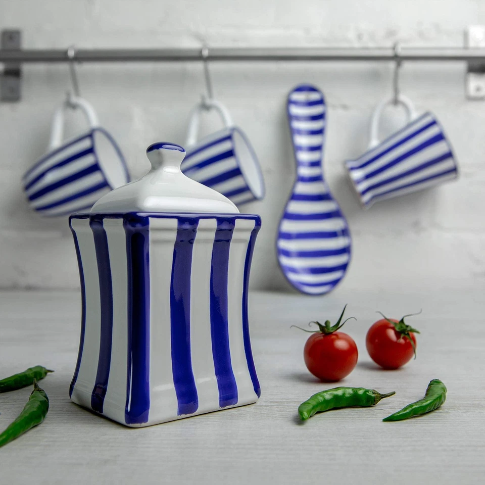 Handmade Small 5.3oz/150ml Ceramic Kitchen Herb, Spice, Storage Jar with Lid,... - Image 2 of 4