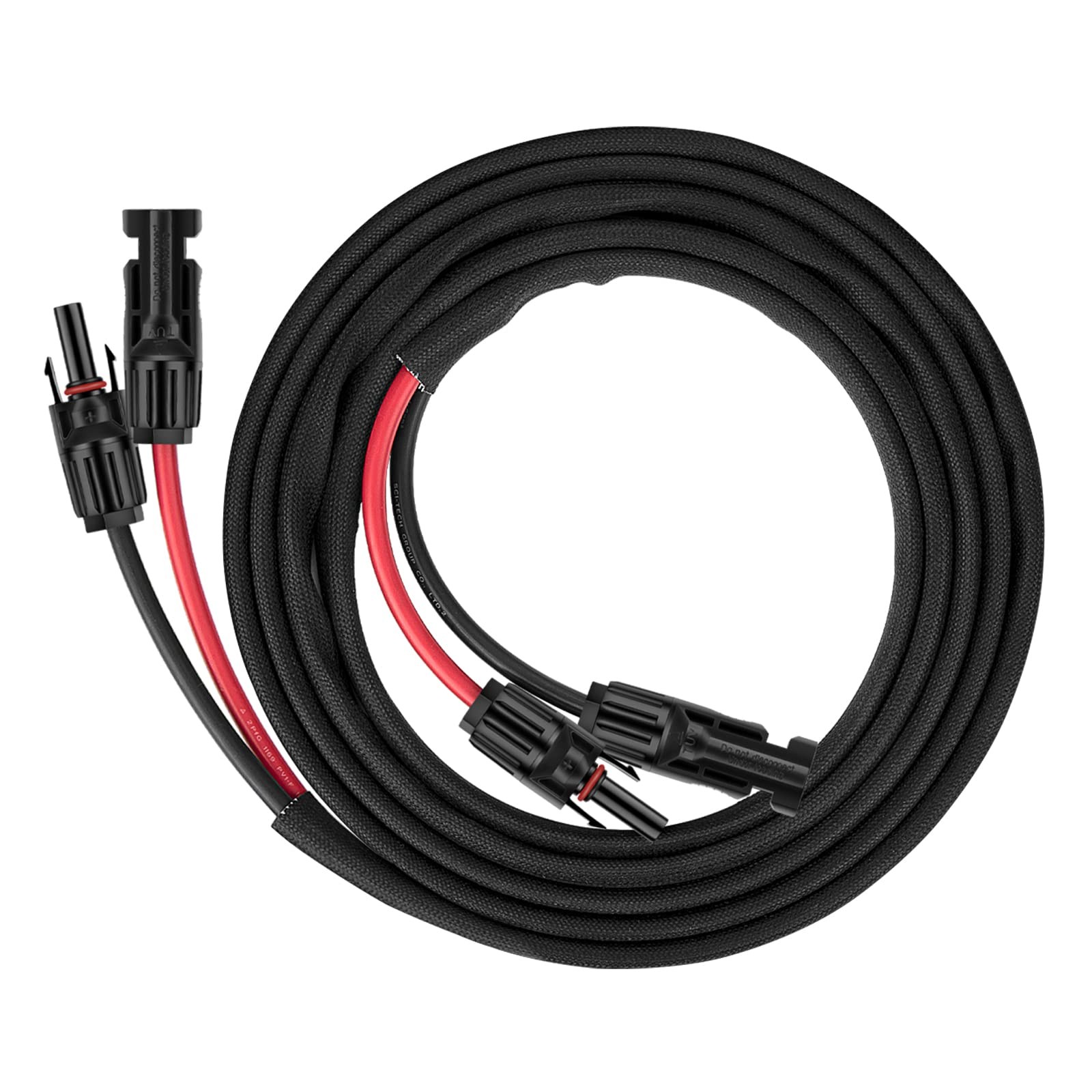 10FT 10AWG Solar Panel Extension Cable with Connectors for G