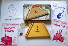 Trophy Music Melody Harp With Song Sheets Tuner Pic Plus 3 Additional Song Set