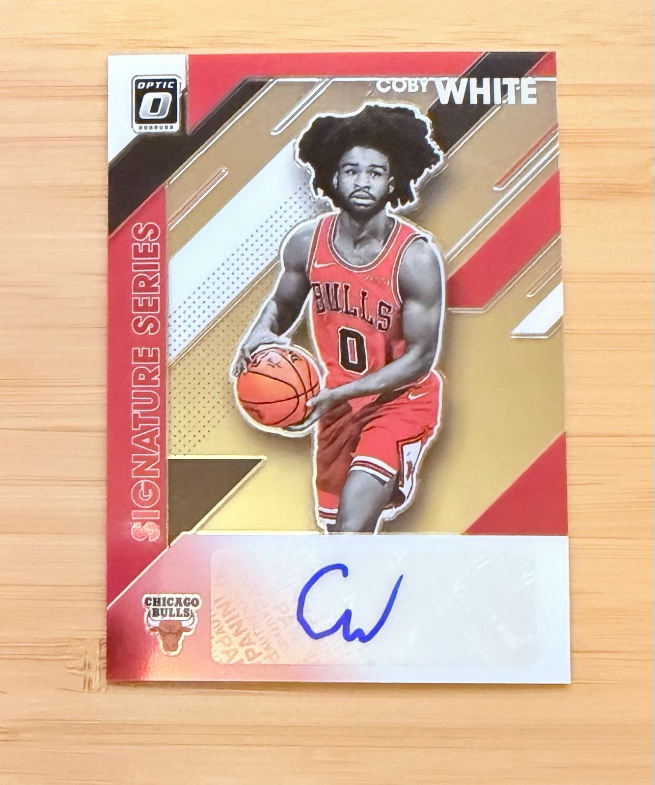 Coby White 2019-20 Panini Donruss Optic - Signature Series - Bulls Auto SP