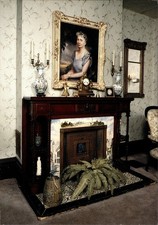 Bess Truman Official White House Portrait Truman Home Independence MO Chrome