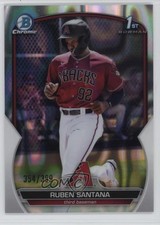2023 Bowman Chrome Prospects Lava Refractor 354/399 Ruben Santana #BCP-42 1ti6