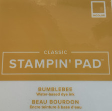 Stampin Up Ink Pad BUMBLEBEE IN COLOR 2020 Current Case Design AS IS Case Stain