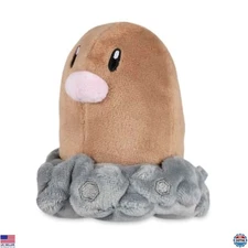 Adorable PokÃ©mon Center Diglett Sitting Cuties Plush Toy - Perfect Collectible!