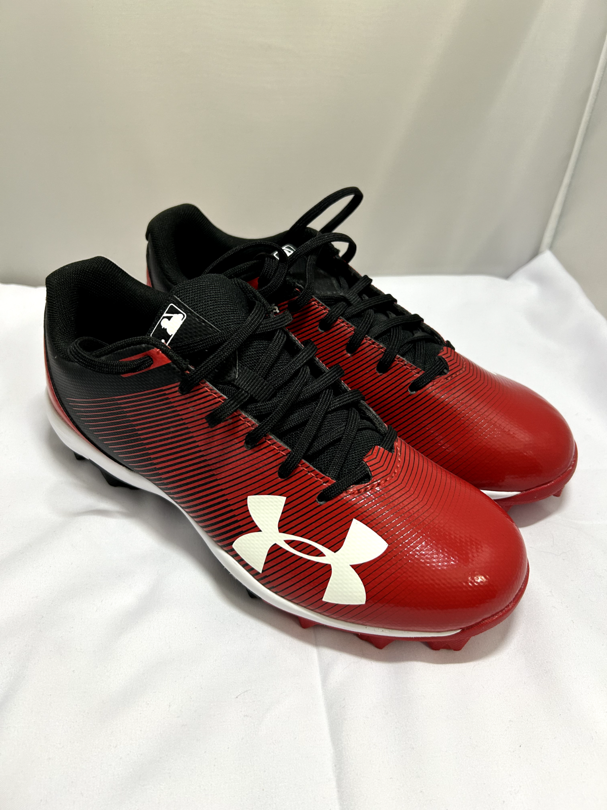Under Armour Leadoff Low RM Youth Baseball Cleat Red Black 1297316 Y5