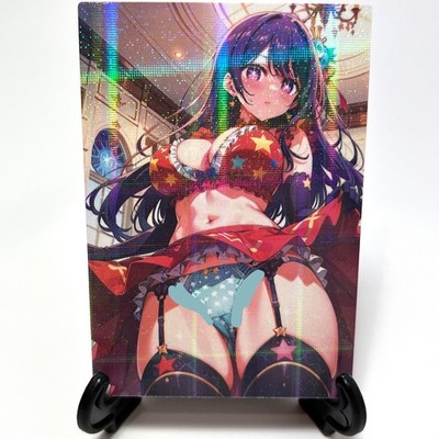 Oshi no Ko Ai Hoshino Sexy Anime Waifu Girl Lewd Doujin Goddess Story Art Card