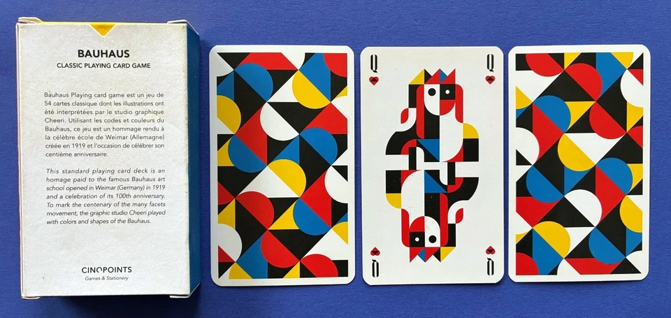 BAUHAUS Juego De Cartas 100 Años Escuela De Arte Bauhaus - Imagen 3 de 4