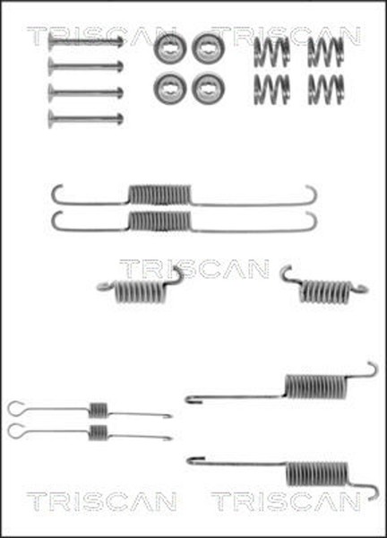 ZubehöRsatz Bremsbacken Triscan 8105 162283 FüR Ford Sierra 2 Turnier BNG GBC 1-image